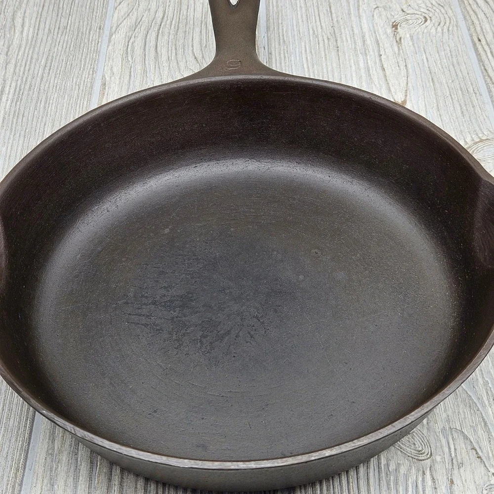 Vtg Wagner Ware Sidney O Cast Iron Skillet 6 Stylized Logo 1056H 9